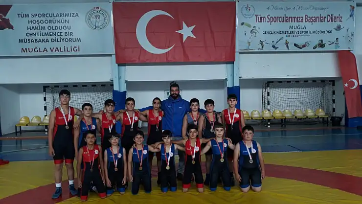 Güreş organizasyonu düzenledi