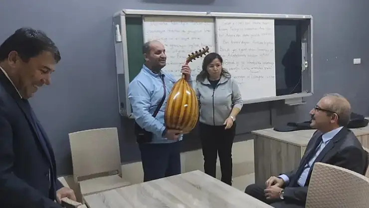 HALK EĞİTİM MERKEZİ'Nİ ZİYARET ETTİLER