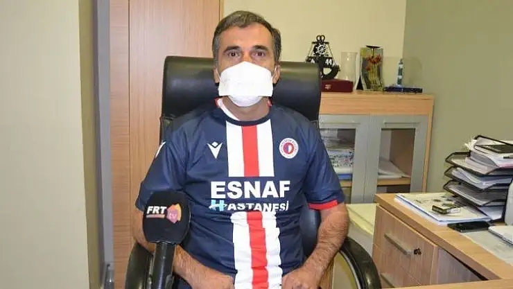 Hastane personeli Fethiyespor forması ile hizmet verdi