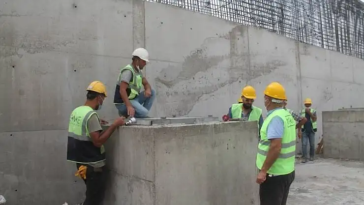 Hastane projesinde 191 adet deprem izolatörü