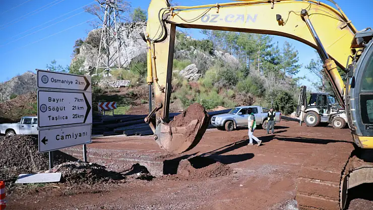 İçmeler-Osmaniye içme suyu hattı tamamlandı
