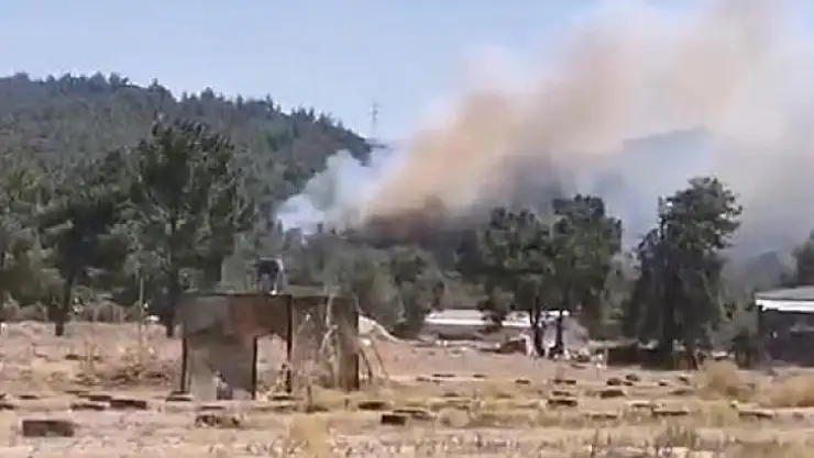 iki ayrı noktada çıkan orman yangını kontrol altına alındı