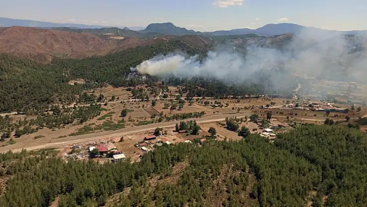 İki ayrı noktada orman yangını başladı