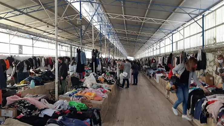 İkinci el pazarına yoğun ilgi