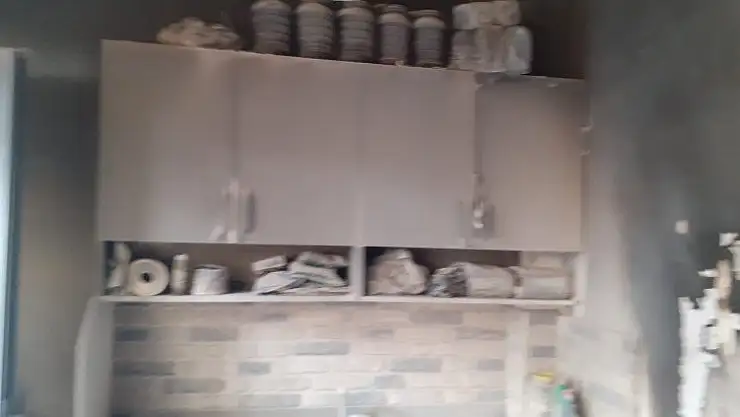 İş yerinde çıkan yangın korkuttu