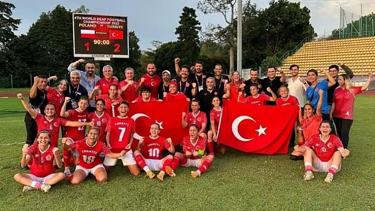İşitme Engelli Kadın Milliler ilk kez finalde!