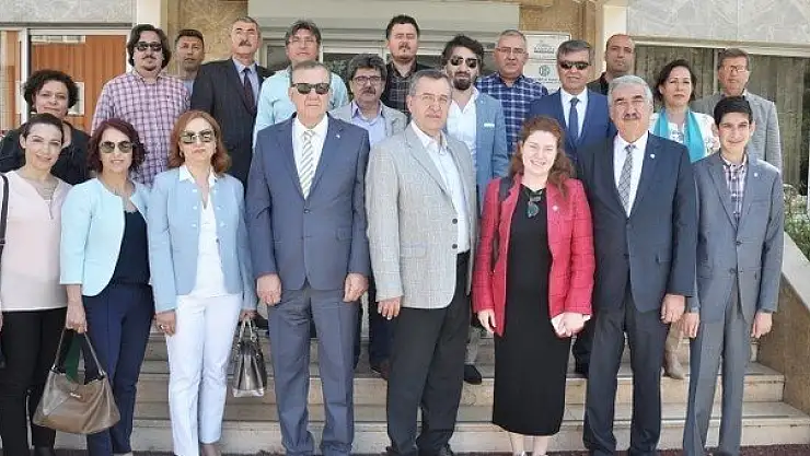 İYİ PARTİ'DEN ÇIRALIYA ZİYARET