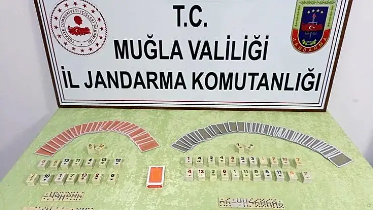 Jandarma'dan köy evine kumar baskını