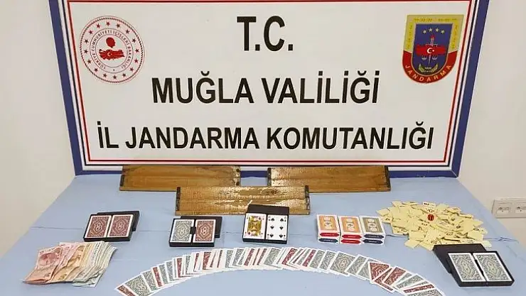 Jandarmadan kumarcılara operasyon