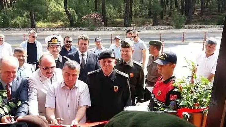 JANDARMA KONTROL NOKTASI TÖRENLE AÇILDI…