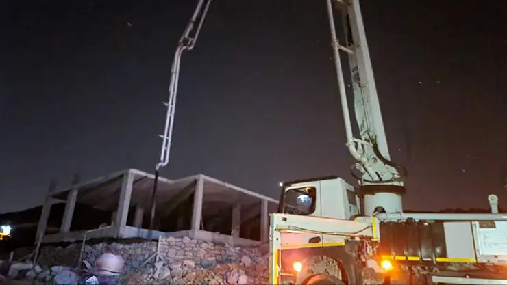 Kaçak inşaatlara beton döken firmalara yasal işlem