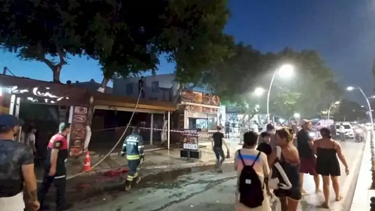 Kafedeki Yangın Panik Yarattı