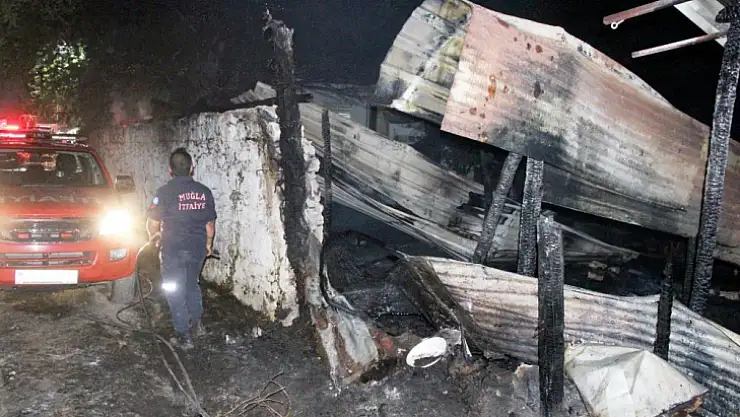 Karabağlar yaylasında yangın