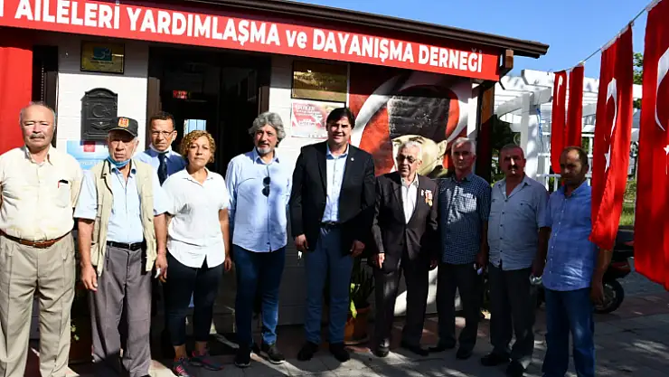 Karaca'dan Şehit ve Muharip Gaziler Derneğine Ziyaret