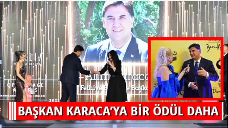 KARACA'YA BİR ÖDÜL DAHA