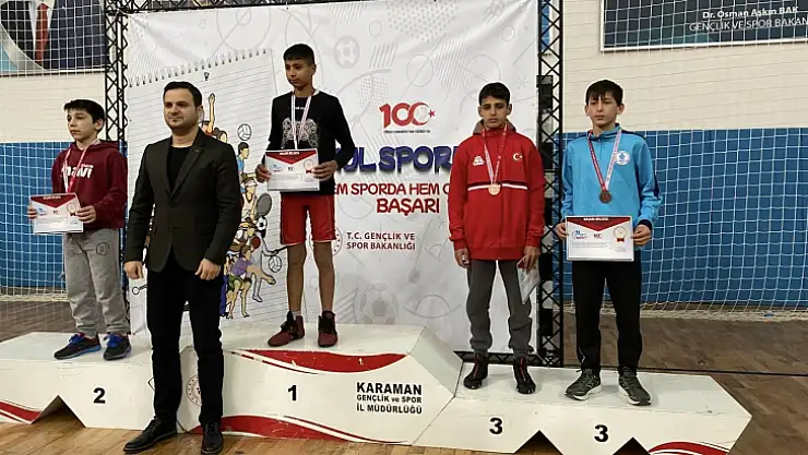 Karaman'dan madalyalar ile döndüler