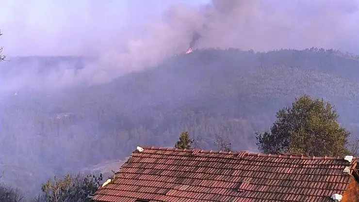 Kavaklıdere yangını sürüyor