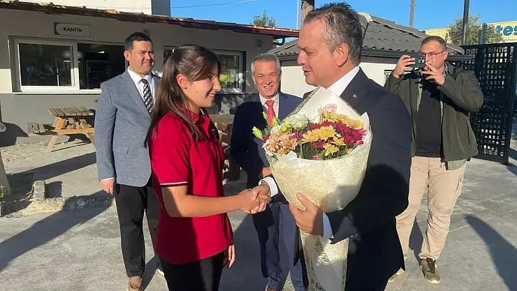 Kaymakam Akkaya, Bayrak Törenine Katılım Sağladı