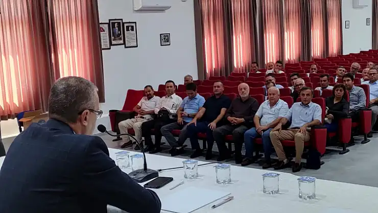 Kaymakam Ertaş Muhtarlarla Toplantı Gerçekleştirdi