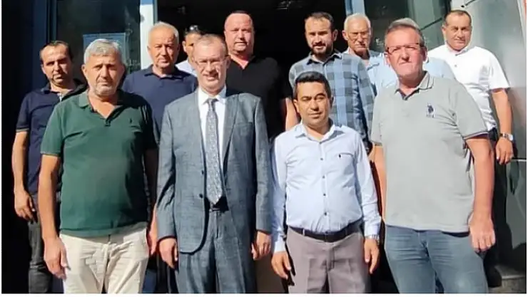 Kaymakam Ertaş,  Şoförler Odası'nı ziyaret etti