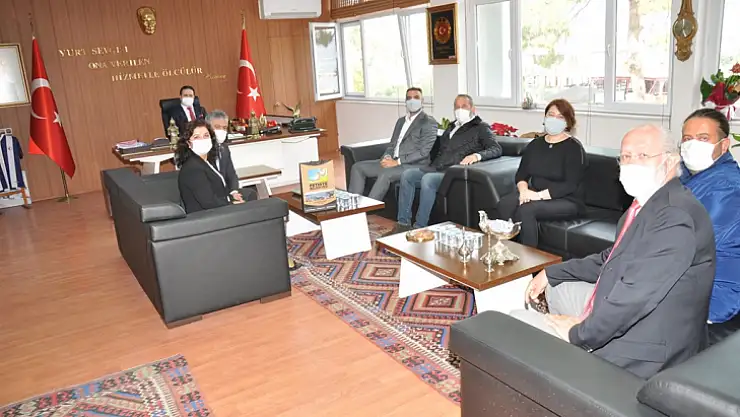 Kaymakam Eyüp Fırat'a ziyaret