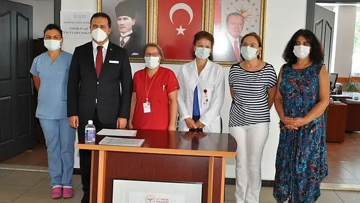 Kaymakam Fırat, 'Hedefimiz kurban bayramına kadar aşılamayı tamamlamak'