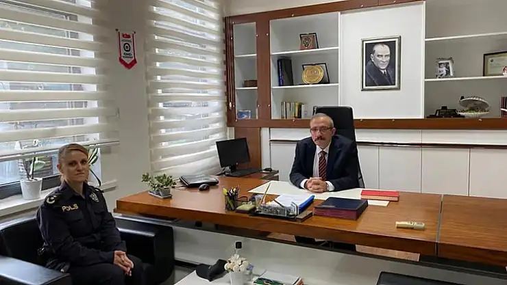 KAYMAKAM KARAMAN'DAN DENİZ LİMANI ŞUBE MÜDÜRLÜĞÜ'NE ZİYARET