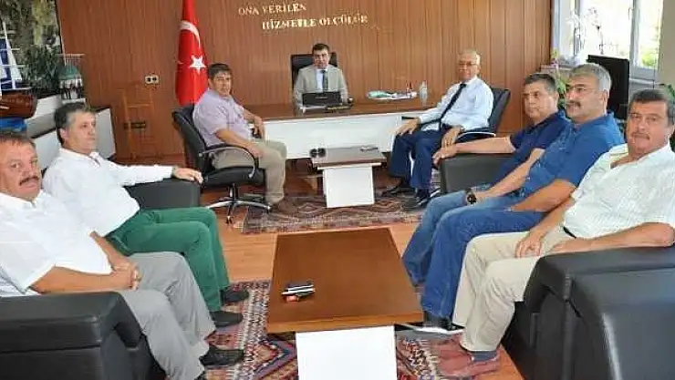 KAYMAKAM ŞAHİNER'E ZİYARET