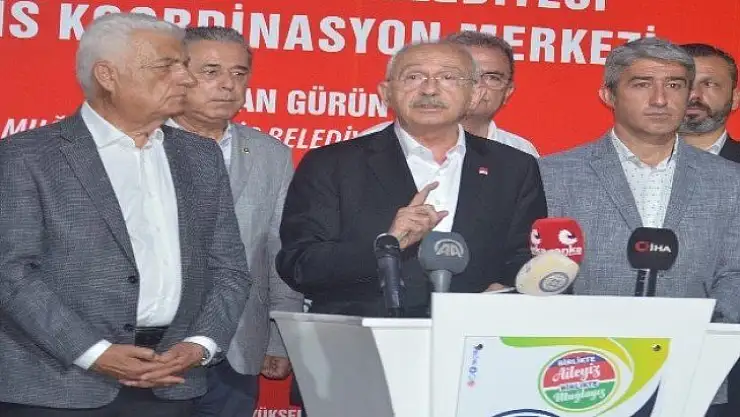Kılıçdaroğlu: 'son yılların en büyük orman yangınları ile karşı karşıyayız'