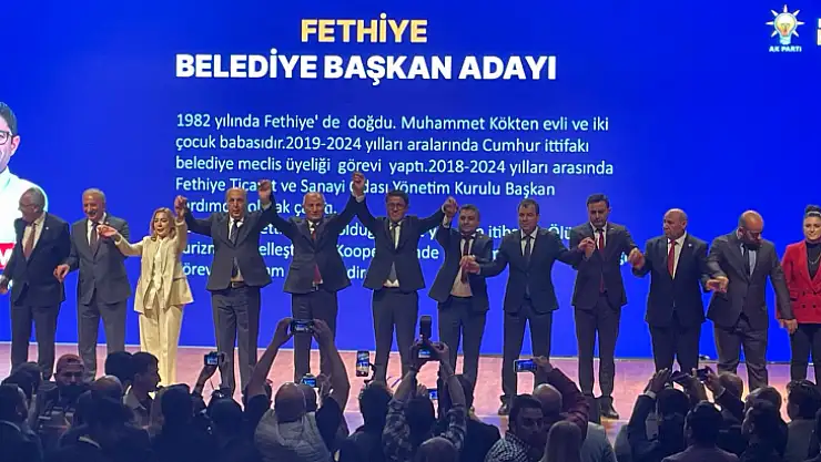 Kökten, Partilileri Selamladı