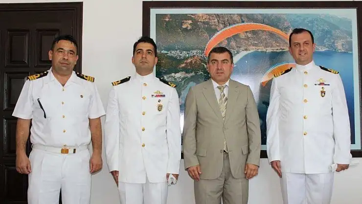 KOMUTANLAR KAYMAKAM ŞAHİNER'İ ZİYARET ETTİ