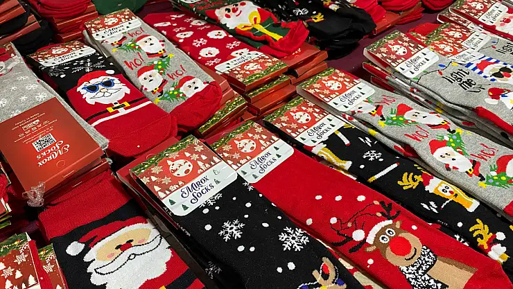 Yılbaşı Çorapları Fethiye'de Büyük İlgi Görüyor