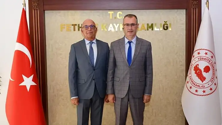 Konsolos Şıkman'dan Kaymakam Ertaş'a ziyaret