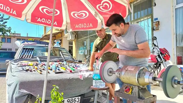 Köyceğiz'de bileme ustaları fazla mesai yapıyor