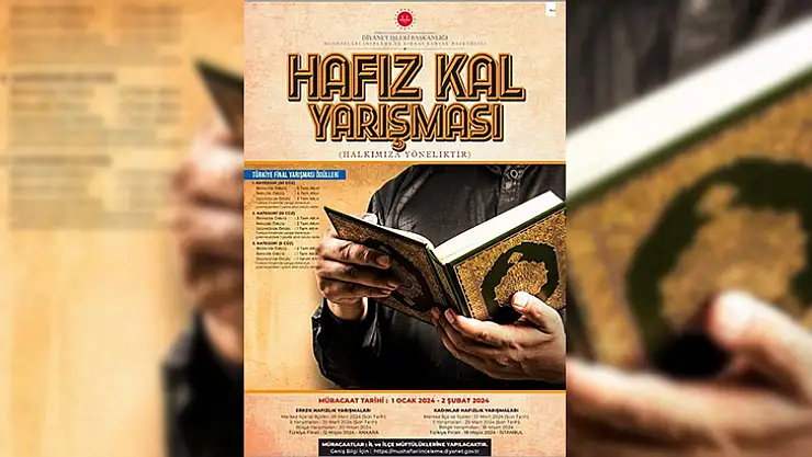 Köyceğiz'de 'Hafız Kal' Yarışması İçin Başvurular Başladı