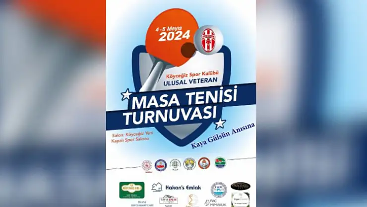 Köyceğiz'de Masa Tenisi Turnuvası başlıyor
