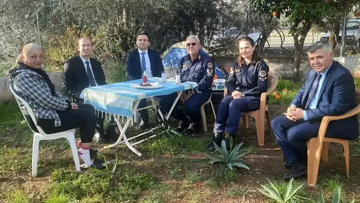 KÖYCEĞİZ'DE ŞEHİT AİLELERİNE VEFA ZİYARETİ