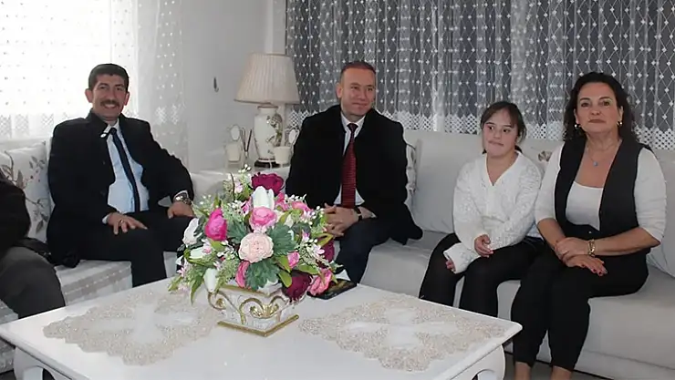 Köyceğiz Kaymakamı Maslak, Özel Sporcu Oral'a Başarılar Diledi