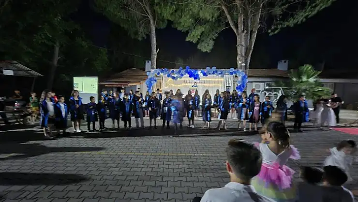 Köyceğiz Yangı İlk ve Ortaokulu'nda mezuniyet töreni yapıldı