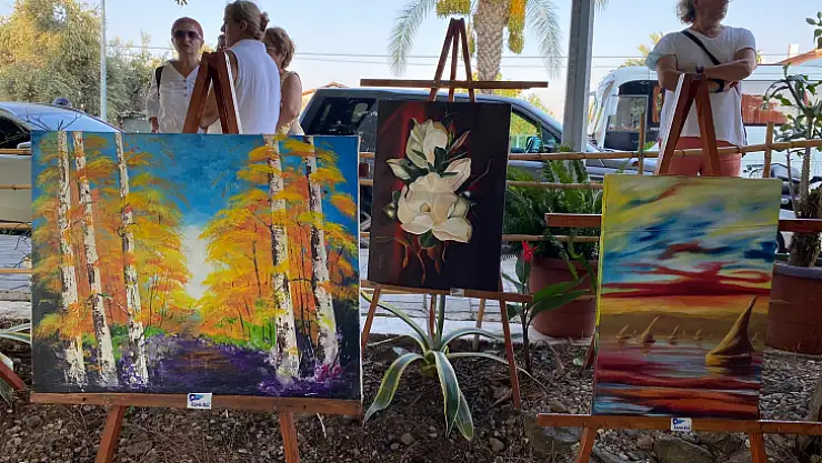 KÜLTÜR, SANAT VE EDEBİYAT EVİ ULUSLARARASI RESİM SERGİSİ AÇILDI