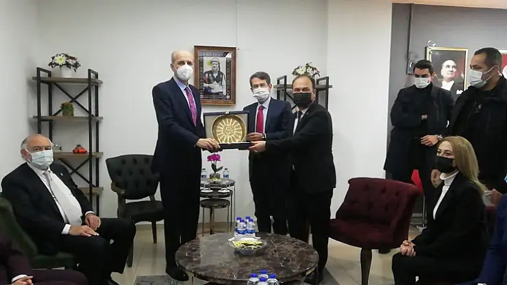 Kurtulmuş ve Canikli'den AK Parti Menteşe İlçe Binası'na ziyaret 