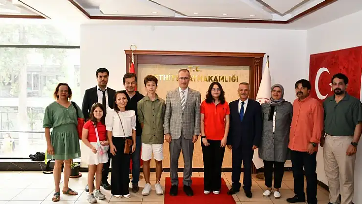 LGS 1'incilerinden Fethiye Kaymakamı Ertaş'a ziyaret