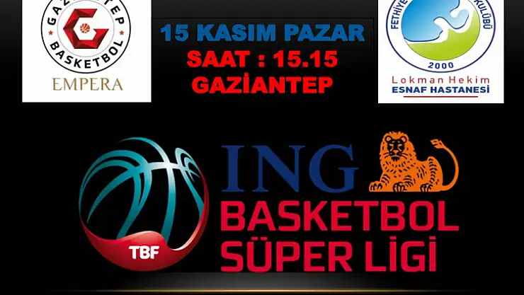 Lokman Hekim Fethiye Belediyespor Gaziantep deplasmanında