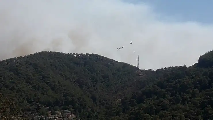 Marmaris-Datça karayolu ulaşıma kapandı