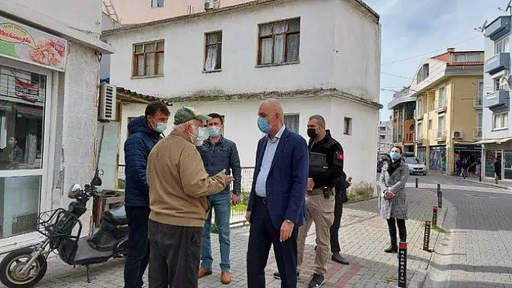 Marmaris Kaymakamı Aksoy ilçede denetime çıktı