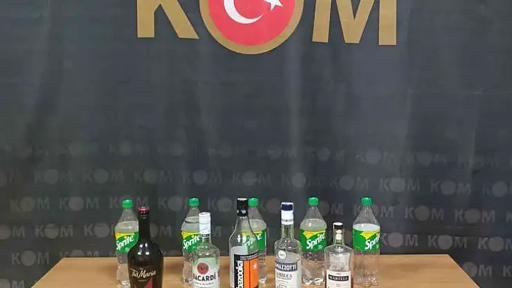 Marmaris'te bir barda sahte içki ele geçirildi