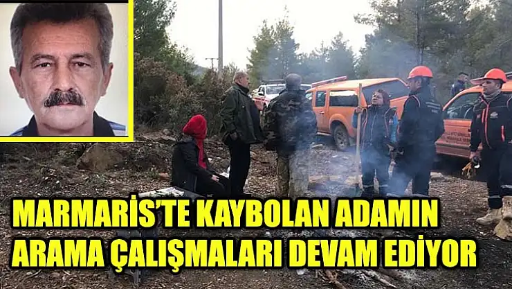 Marmaris'te Kaybolan Adamın Arama Çalışmaları Devam Ediyor
