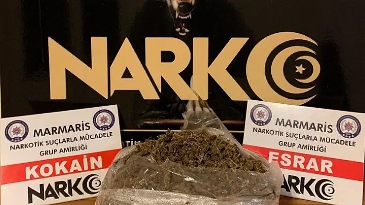 Marmaris'te Narkotikten yılbaşı operasyonu