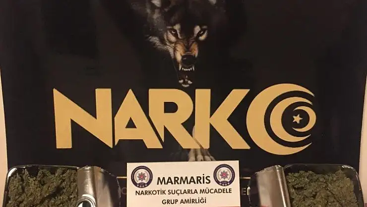 Marmaris'te zeytinyağı kutusundan esrar çıktı