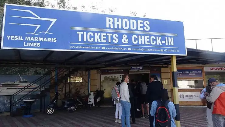 Marmaris'ten Rodos'a feribot seferleri başladı